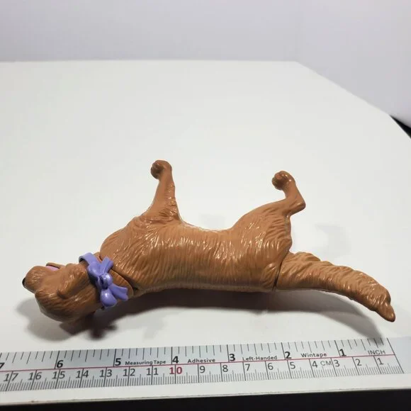 Barbie Golden Retriever Dog 7" With Purple Bow Yellow Brown - Picture 7 of 16